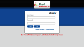 What Lloyd.ecubix.com website looked like in 2016 (8 years ago)