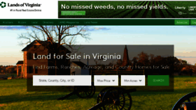 What Landsofvirginia.com website looked like in 2016 (8 years ago)