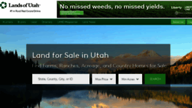 What Landsofutah.com website looked like in 2016 (8 years ago)
