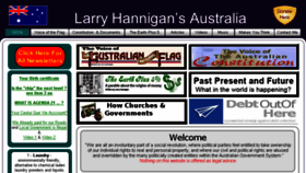 What Larryhannigan.com website looked like in 2016 (8 years ago)