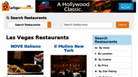 What Lasvegasrestaurants.com website looked like in 2016 (7 years ago)