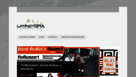 What Latinotopia.net website looked like in 2016 (8 years ago)