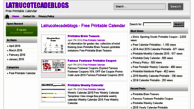 What Latrucotecadeblogs.com website looked like in 2016 (8 years ago)