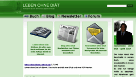 What Leben-ohne-diaet.de website looked like in 2016 (7 years ago)