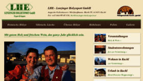 What Lenzinger-holzexport.at website looked like in 2016 (8 years ago)