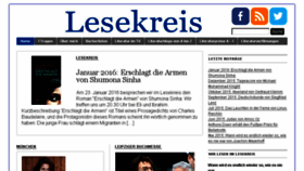 What Lesekreis.org website looked like in 2016 (7 years ago)