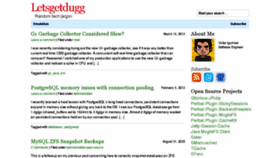 What Letsgetdugg.com website looked like in 2016 (7 years ago)