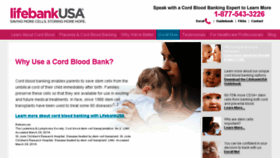 What Lifebankusa.com website looked like in 2016 (7 years ago)