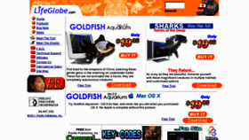 What Lifeglobe.com website looked like in 2016 (8 years ago)