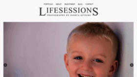 What Lifesessions.com website looked like in 2016 (8 years ago)