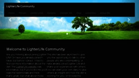 What Lighterlifecommunity.co.uk website looked like in 2016 (8 years ago)