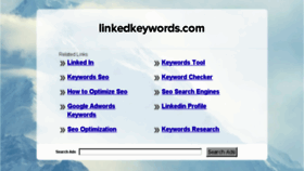 What Linkedkeywords.com website looked like in 2016 (8 years ago)