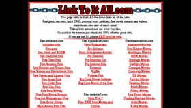 What Linktoitall.com website looked like in 2016 (8 years ago)