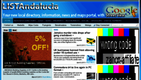 What Listandalucia.com website looked like in 2016 (8 years ago)