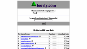 What Loovly.com website looked like in 2016 (7 years ago)