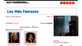 What Los-mas-famosos.com website looked like in 2016 (8 years ago)