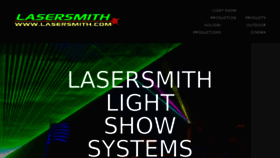 What Lasersmith.com website looked like in 2016 (8 years ago)
