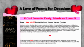 What Love-of-poems.com website looked like in 2016 (8 years ago)