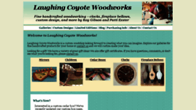What Laughingcoyotewoodworks.com website looked like in 2016 (8 years ago)