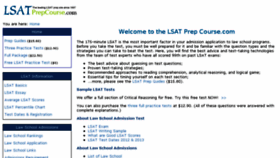 What Lsatprepcourse.com website looked like in 2016 (8 years ago)