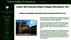 What Ludlow-selfcatering.co.uk website looked like in 2016 (8 years ago)