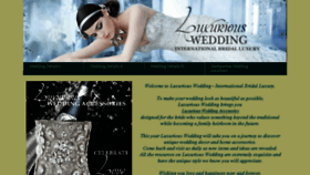 What Luxuriouswedding.com website looked like in 2016 (8 years ago)