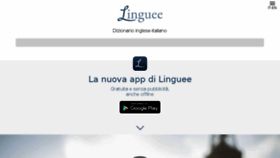 What Linguee.it website looked like in 2016 (9 years ago)