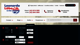 What Leonardolobo.com.br website looked like in 2016 (8 years ago)