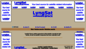What Lyngsat-space.com website looked like in 2016 (7 years ago)