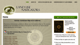 What Landusenavigators.com website looked like in 2016 (8 years ago)