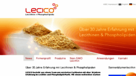 What Lecico.de website looked like in 2016 (8 years ago)