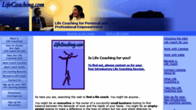 What Lifecoaching.com website looked like in 2016 (8 years ago)