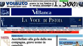 What Lavocedipistoia.com website looked like in 2016 (8 years ago)