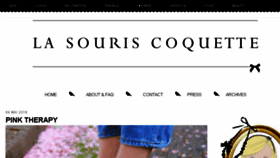 What Lasouriscoquette.com website looked like in 2016 (7 years ago)