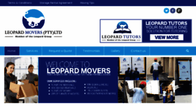What Leopardmovers.co.za website looked like in 2016 (7 years ago)