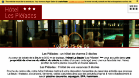 What Les-pleiades.com website looked like in 2016 (8 years ago)