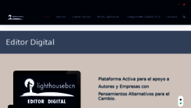 What Lighthousebcn.com website looked like in 2016 (8 years ago)