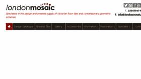What Londonmosaic.com website looked like in 2016 (8 years ago)