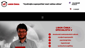 What Liborcinka.cz website looked like in 2016 (8 years ago)