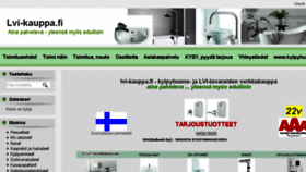 What Lvi-kauppa.fi website looked like in 2016 (8 years ago)