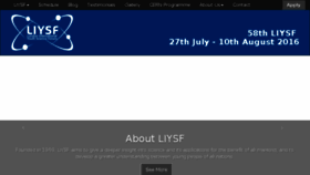 What Liysf.org.uk website looked like in 2016 (7 years ago)