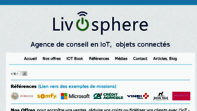What Livosphere.com website looked like in 2016 (7 years ago)