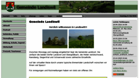 What Landiswil.ch website looked like in 2016 (8 years ago)