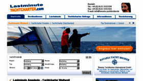 What Lastminute-yachtcharter.com website looked like in 2016 (7 years ago)