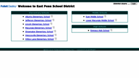 What Library.eastpennsd.org website looked like in 2016 (8 years ago)