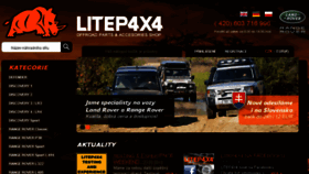 What Litep4x4.cz website looked like in 2016 (7 years ago)