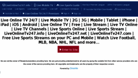 What Liveonlinetv247.com website looked like in 2016 (7 years ago)