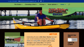 What Littlerivermarine.com website looked like in 2016 (7 years ago)
