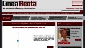 What Linearecta.com.mx website looked like in 2016 (8 years ago)