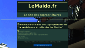 What Lemaido.fr website looked like in 2016 (7 years ago)